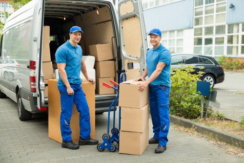 Secure storage facility provided by Man and Van in Brixton